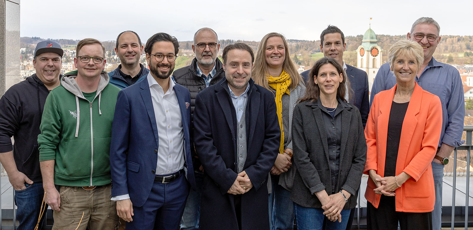 Gruppenfoto des Organisationskomitees des Klotener Stadtfestes